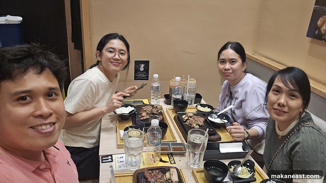 Group enjoying a meal