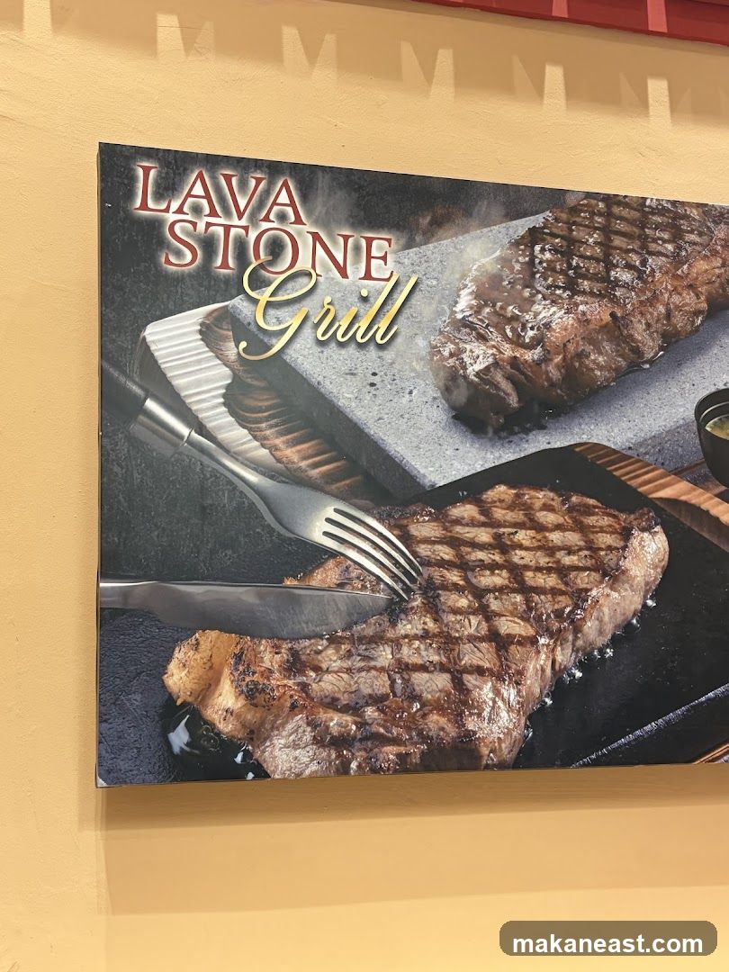 Lava Stone Grill Steak