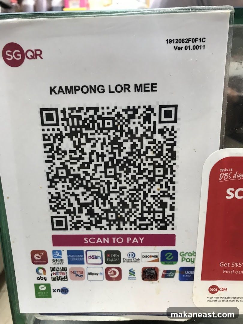 Kampong Lor Mee Payment QR Code
