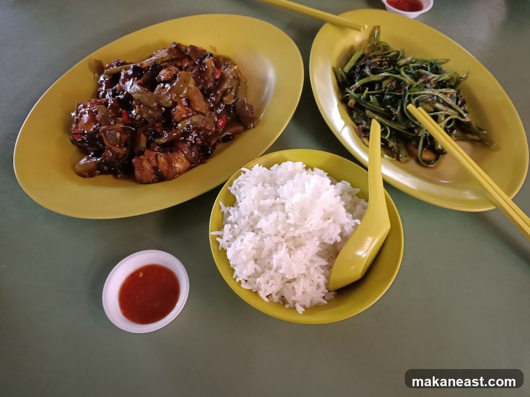 Stir-fried dishes with rice