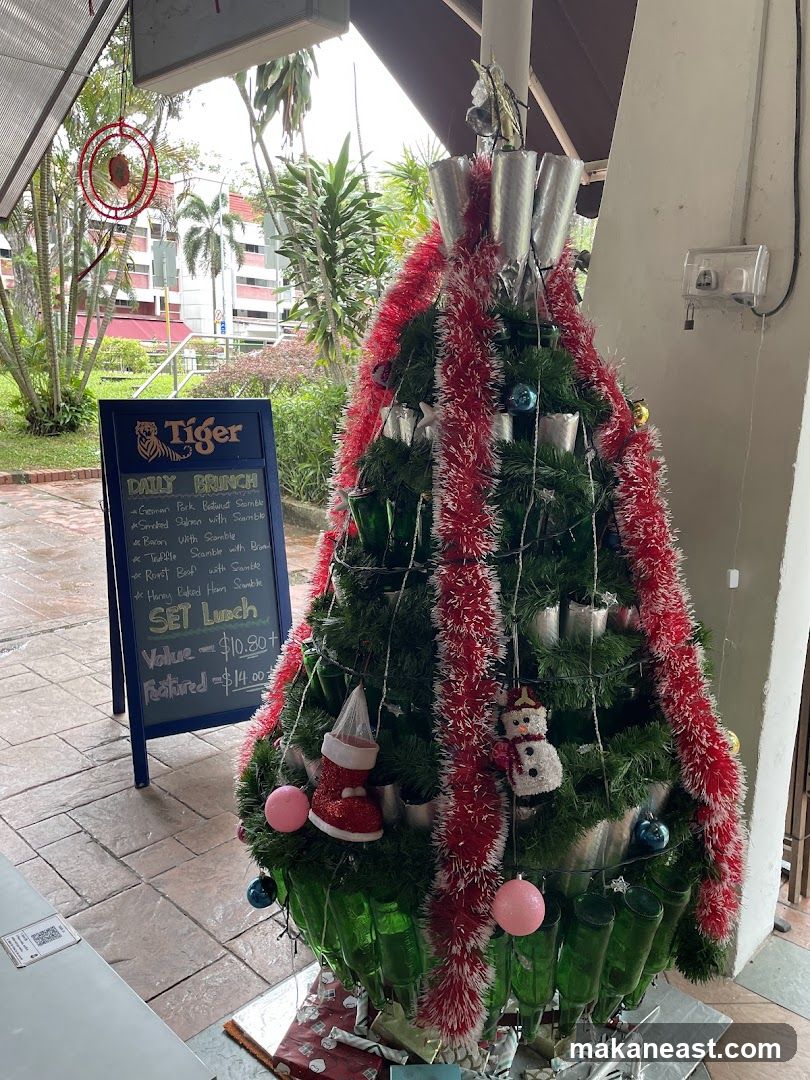 Christmas Tree and Menu