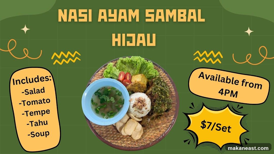 Nasi Ayam Sambal Hijau
