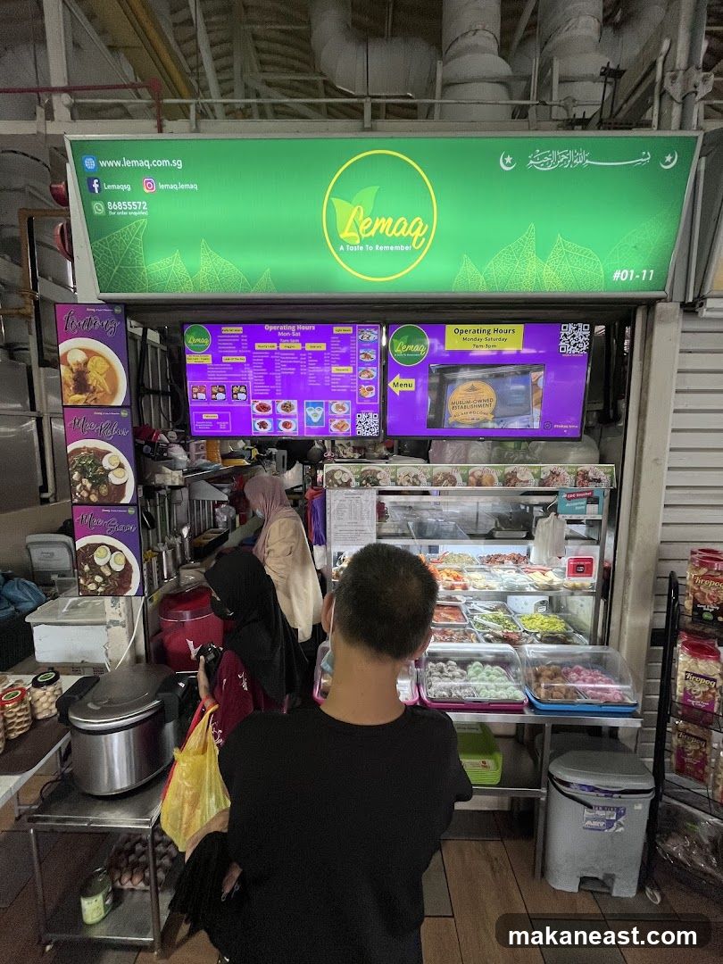 Food Stall with Menu Displays