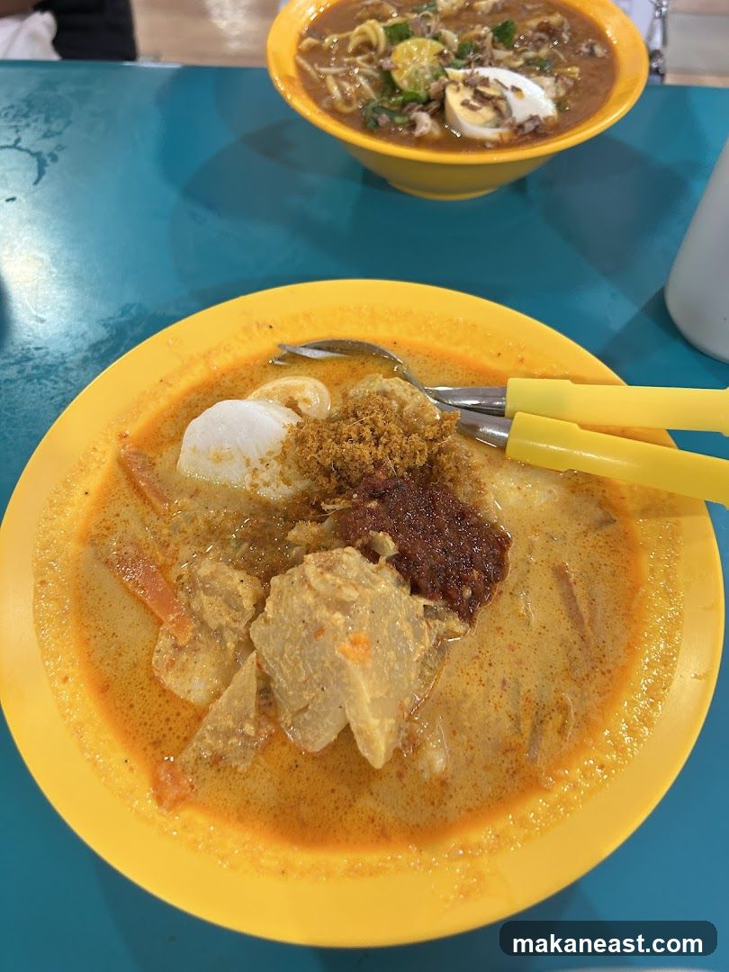 Curry Laksa and Mee Rebus