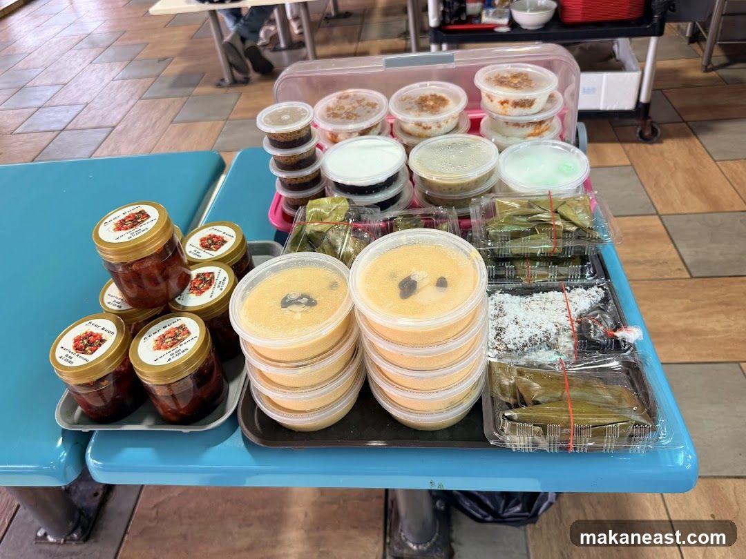 Assortment of Desserts and Jars