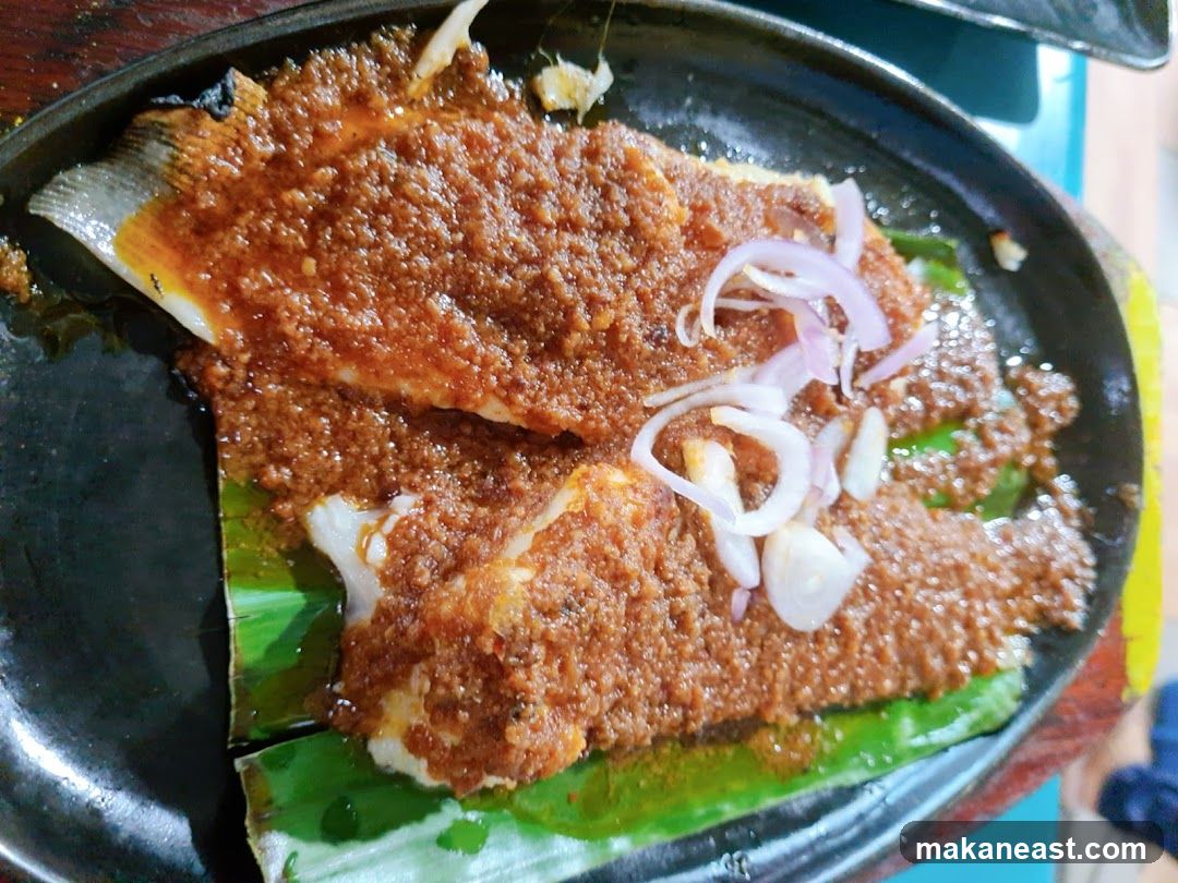 Fish with Sauce and Onions