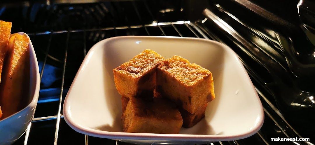 Baked Cubes in Oven