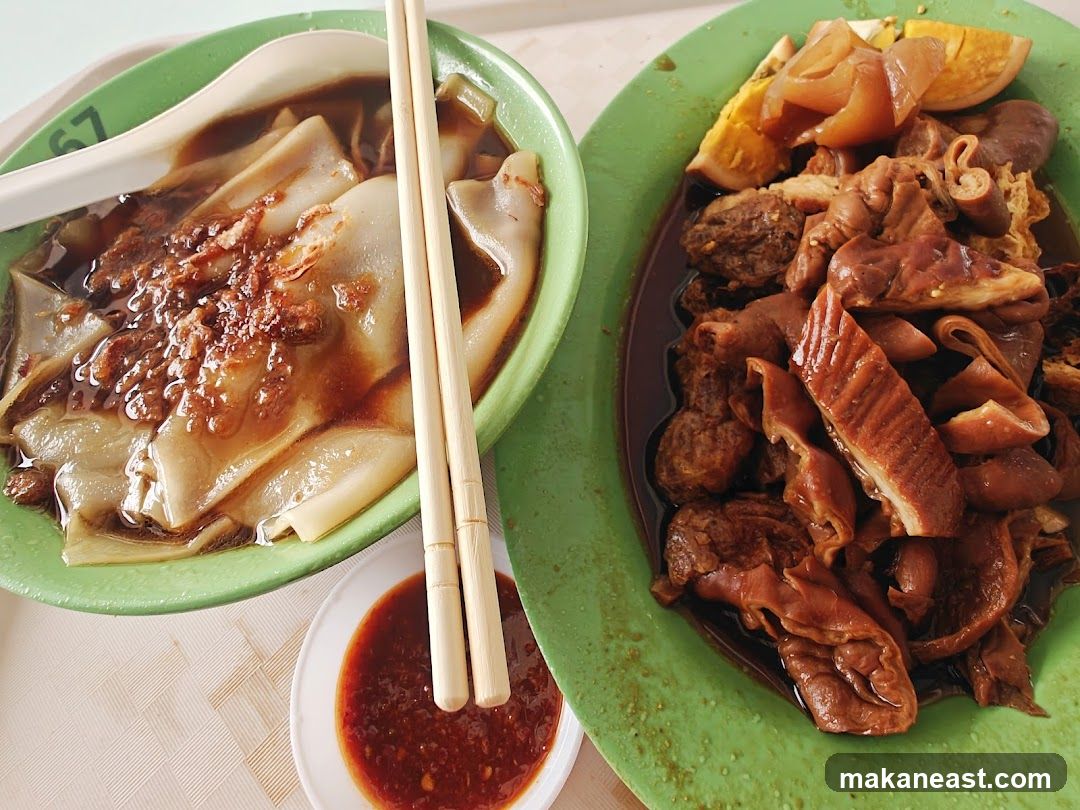 Braised Intestines and Noodles