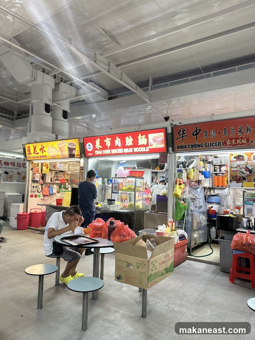 Food Stalls in a Market