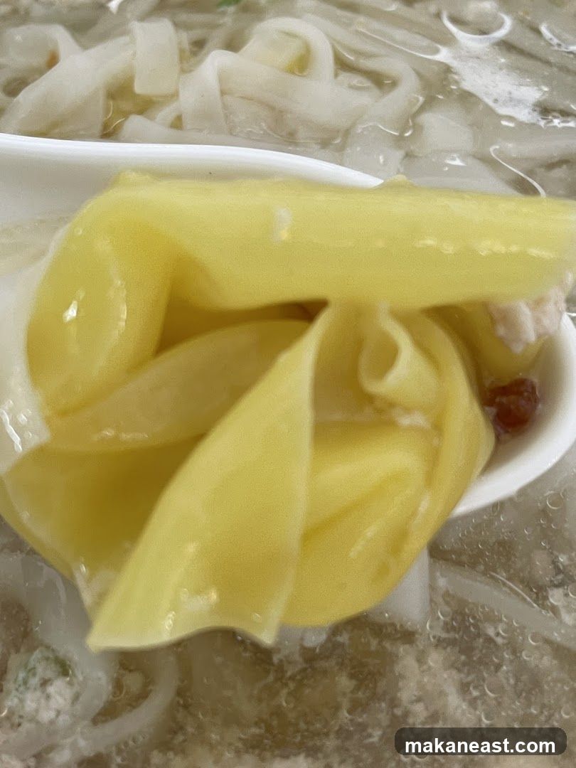 Close-up of Wonton Soup