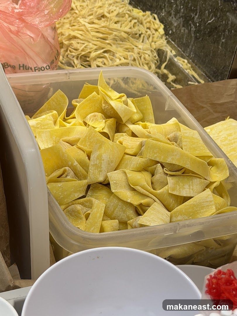 Freshly Made Noodles
