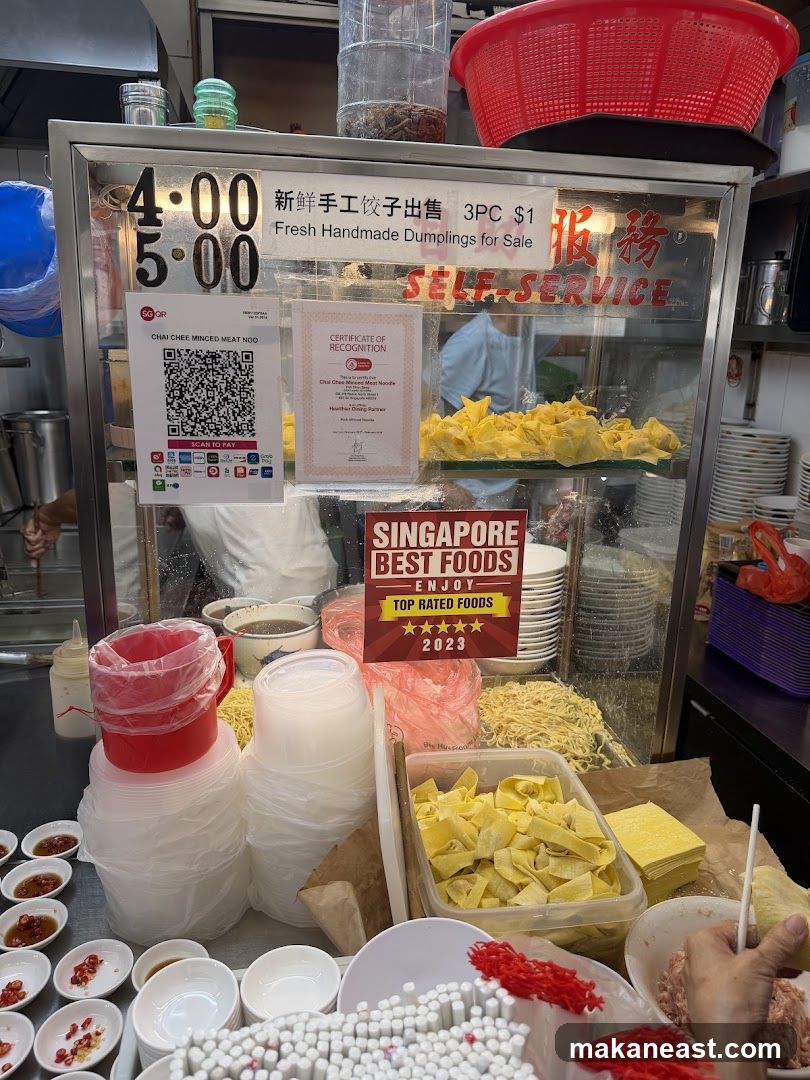 Fresh Handmade Dumplings Stall