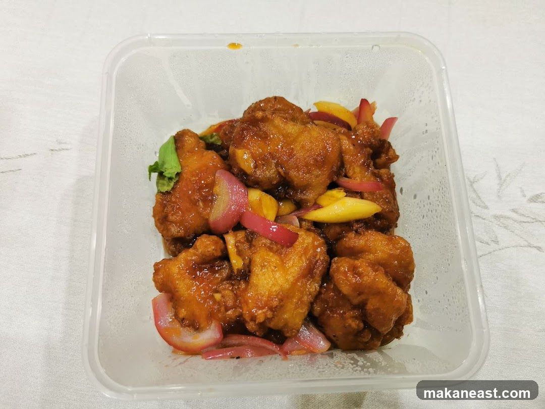 Fried Chicken with Vegetables