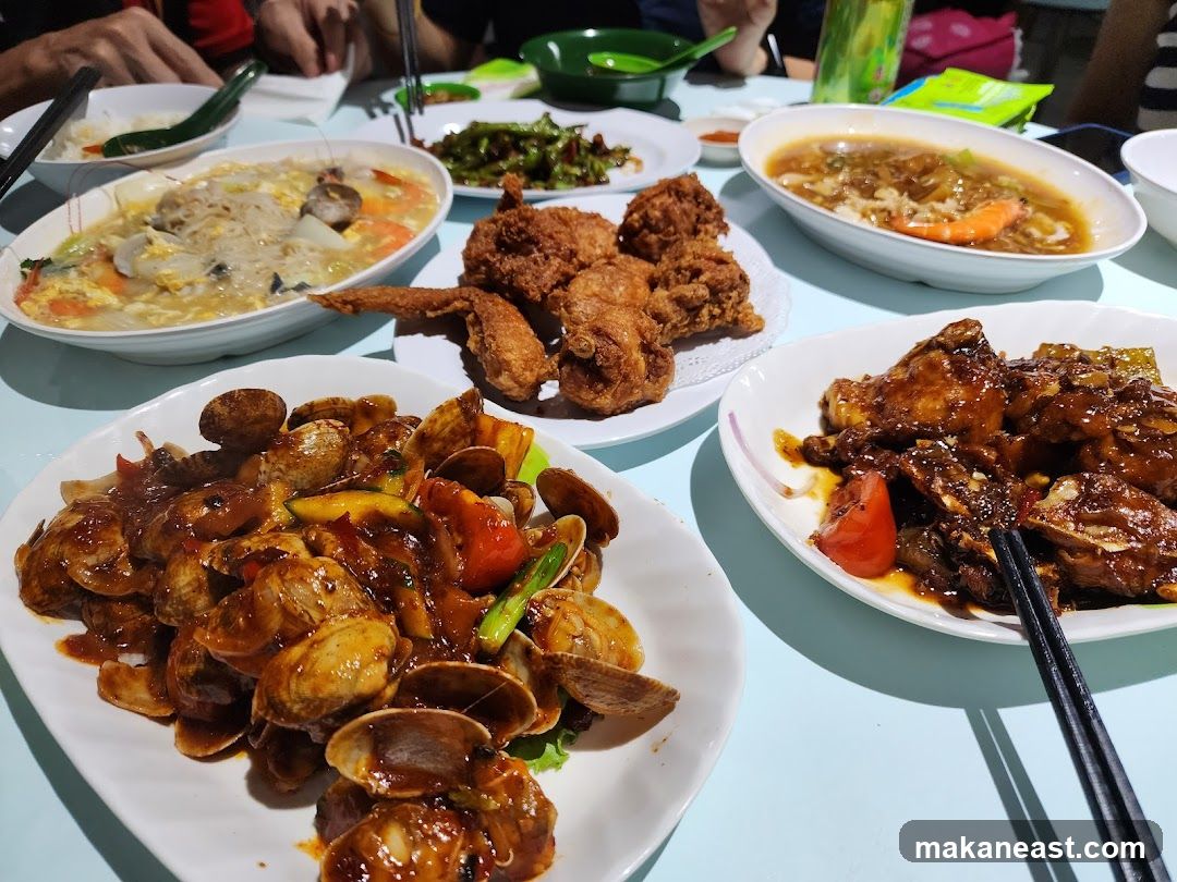 A table full of various dishes