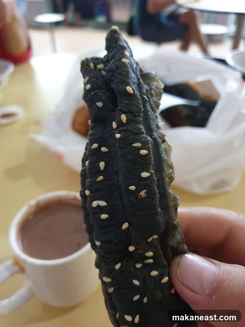 Fried Snack with Sesame Seeds