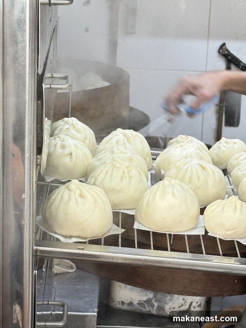Steamed Buns in a Steamer