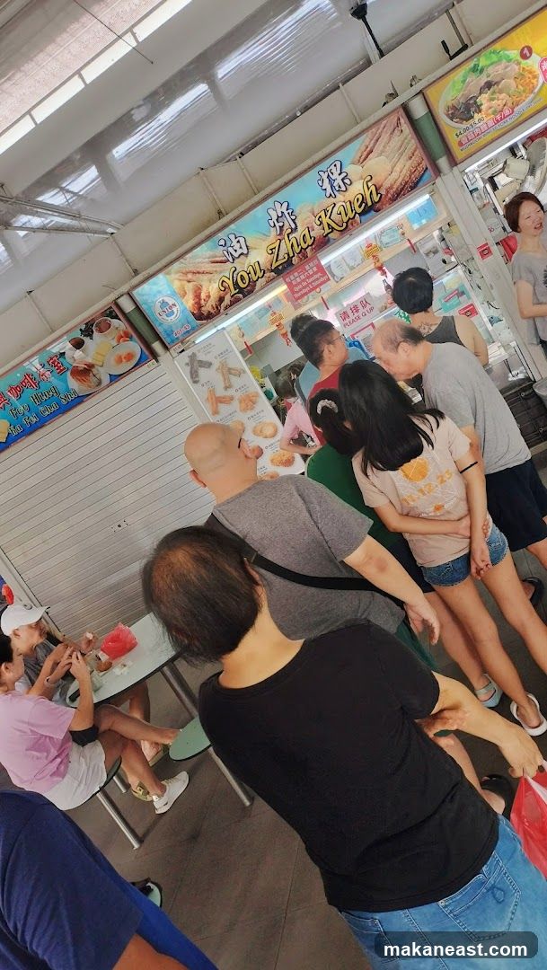 Food Stall with Customers