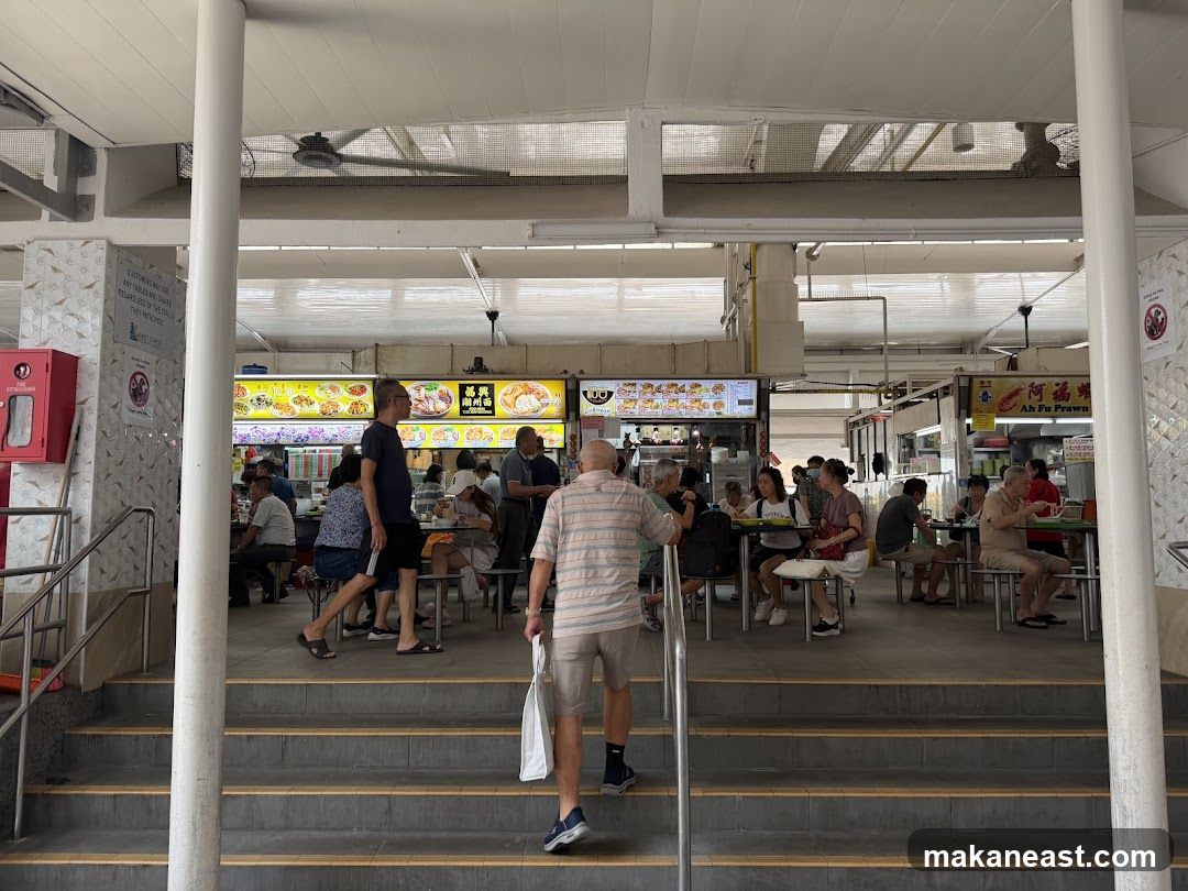 Hawker Centre with Diners