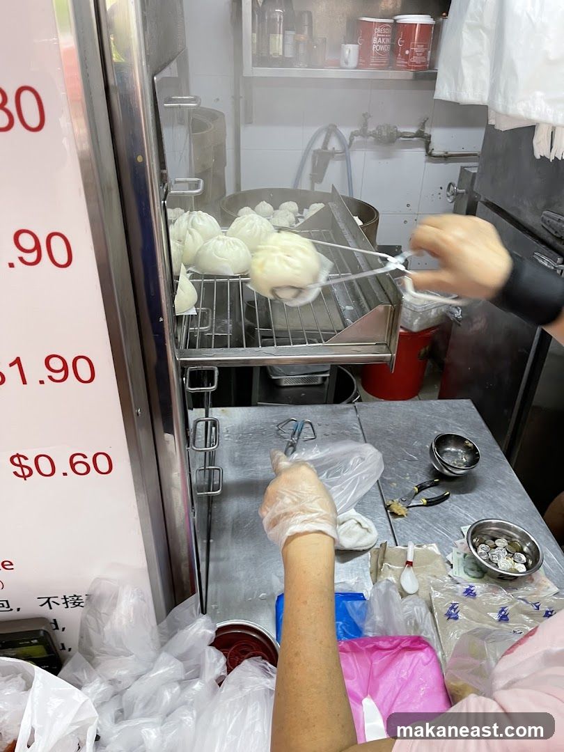 Steamed Buns Being Prepared