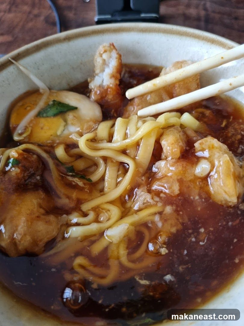 Noodle Soup with Fried Fish