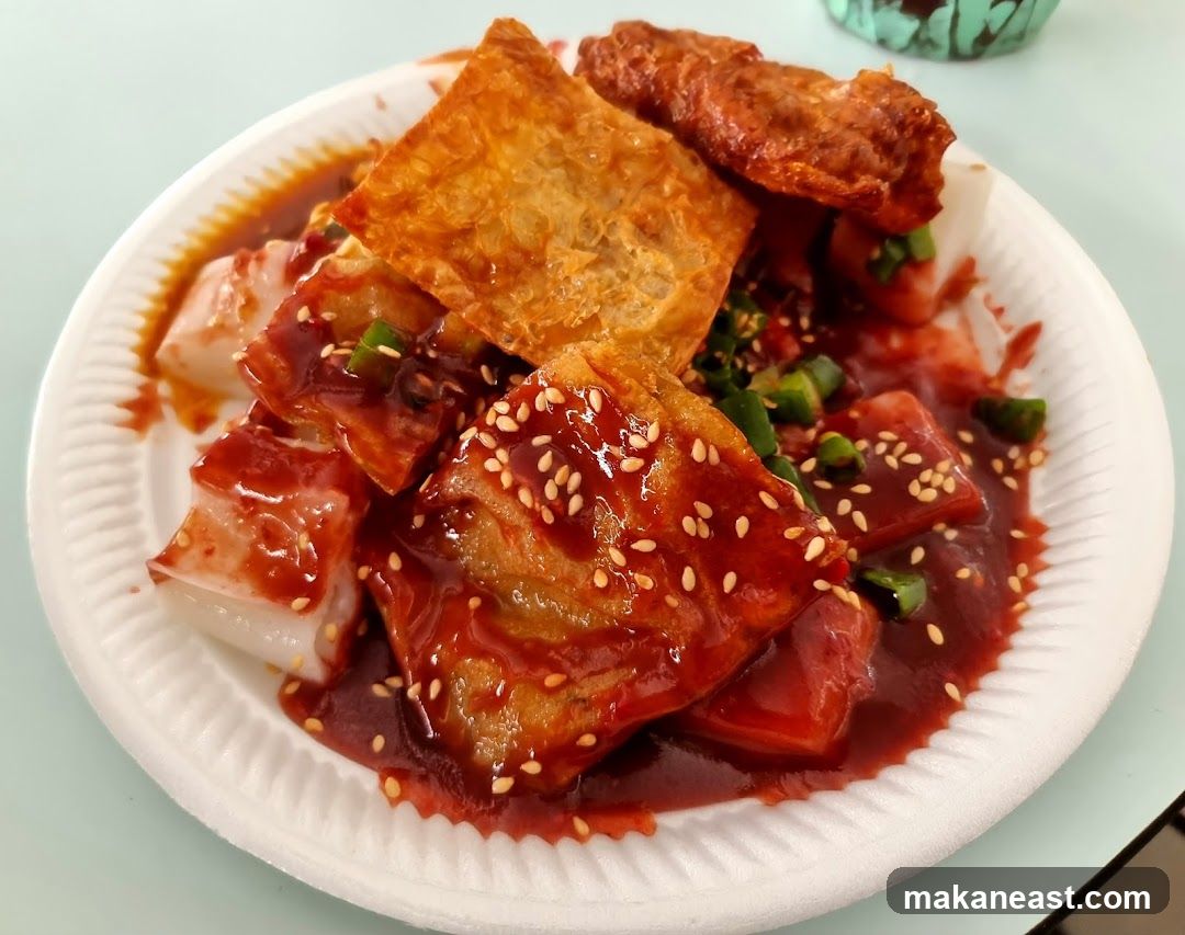 Chee Cheong Fun with Fried Items