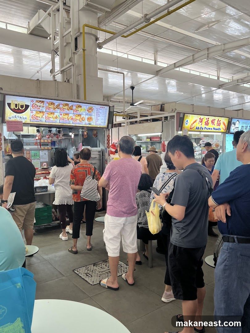 Food Stalls in a Market