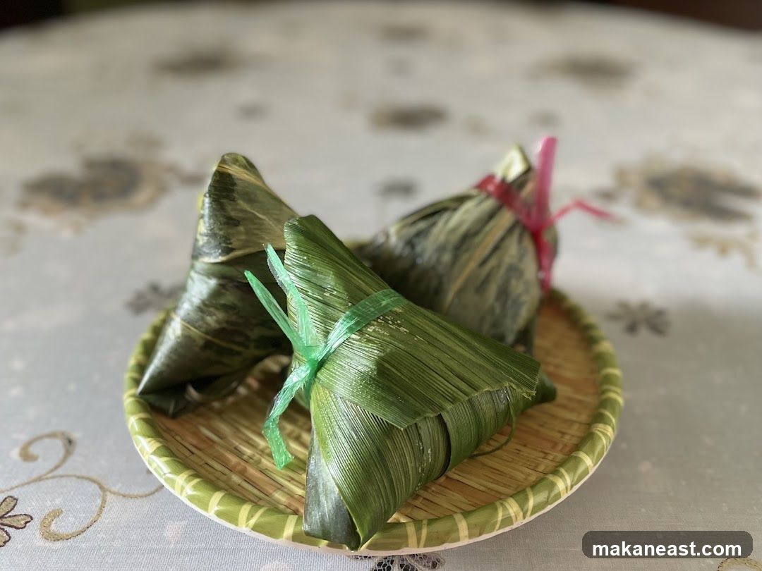 Zongzi on a Plate