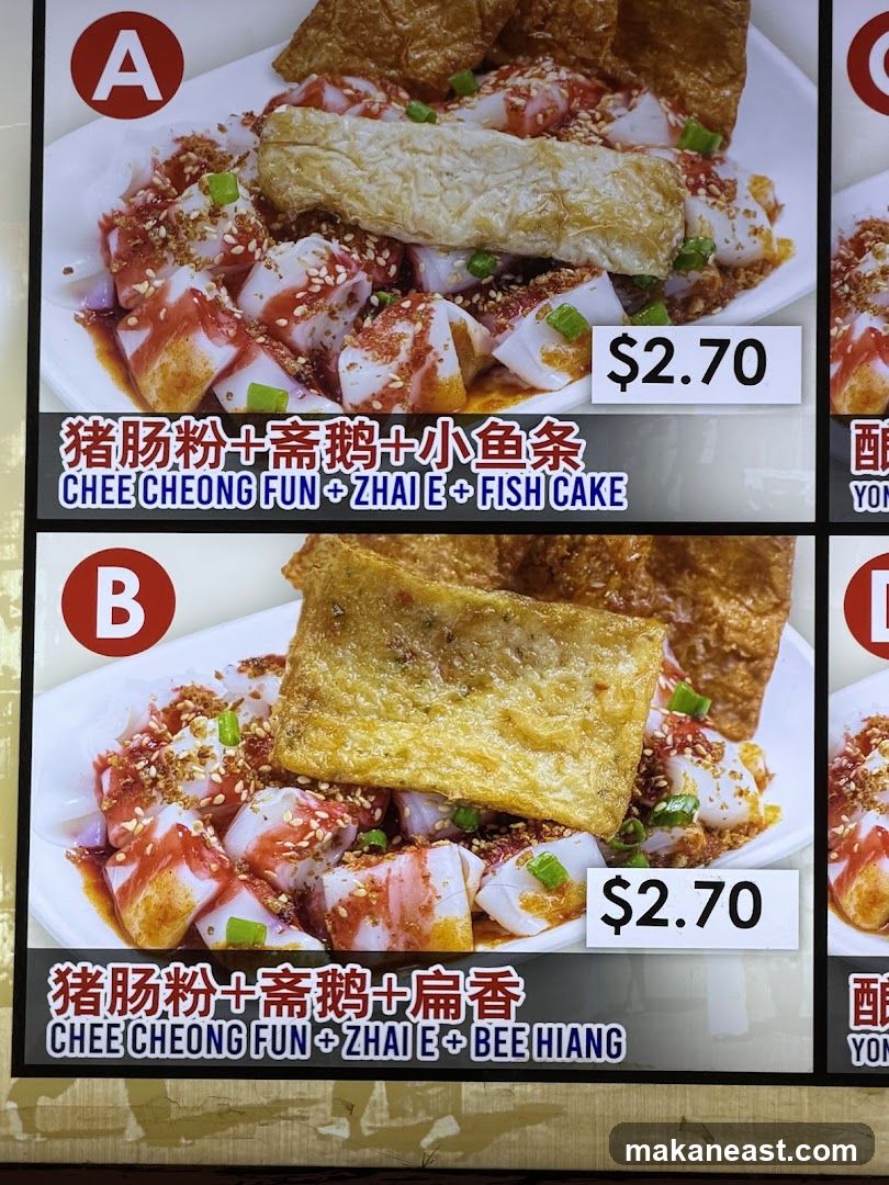 Menu Items