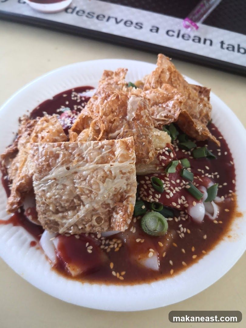 Chee Cheong Fun with Crispy Bean Curd Skin