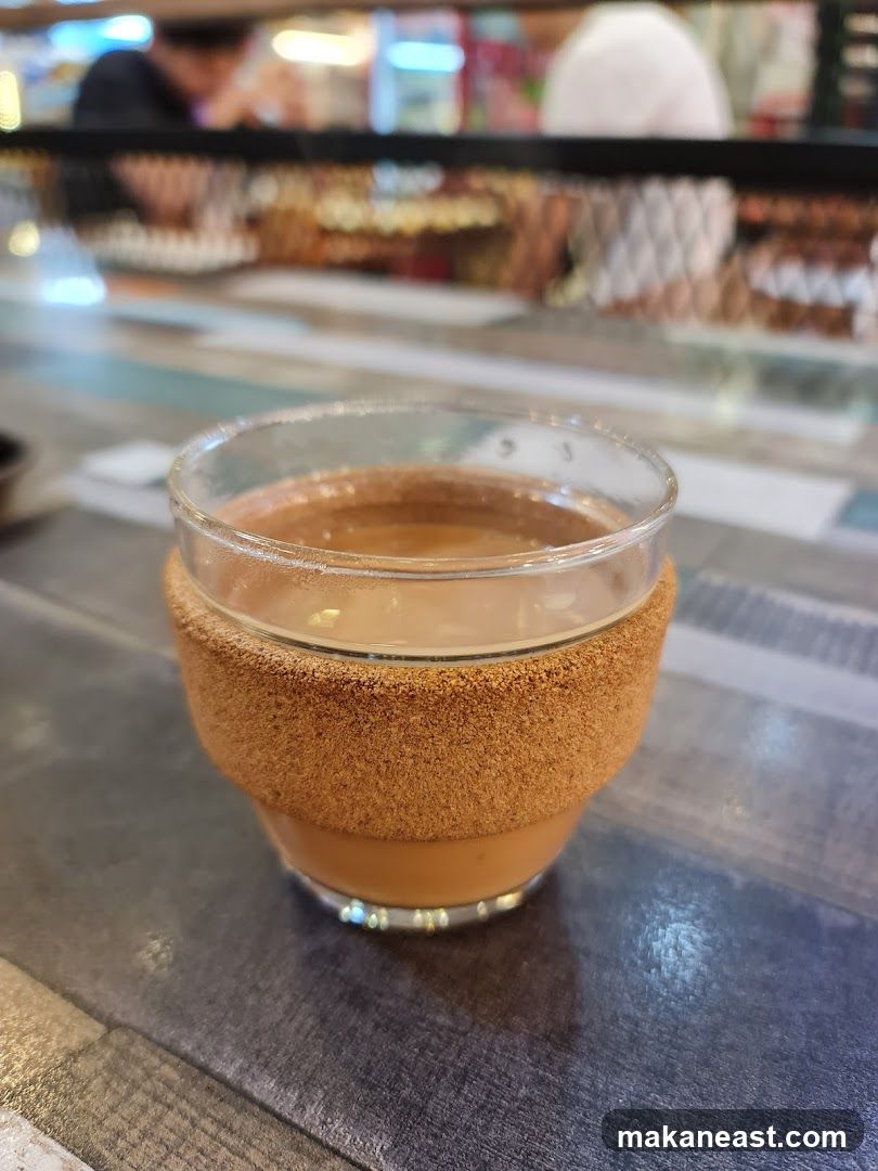 Beverage in a glass