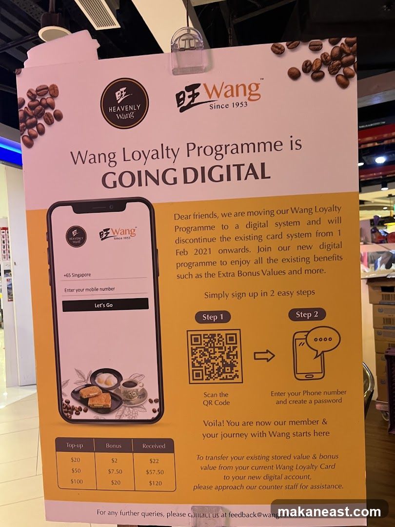 Wang Loyalty Programme is Going Digital