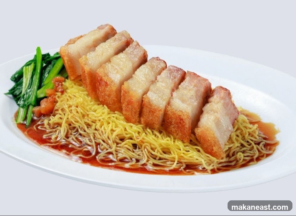 Crispy Pork Belly Noodles