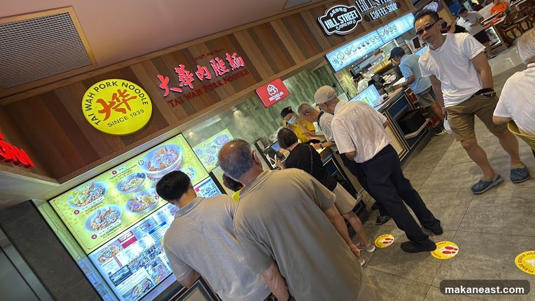 Food Stall with Customers