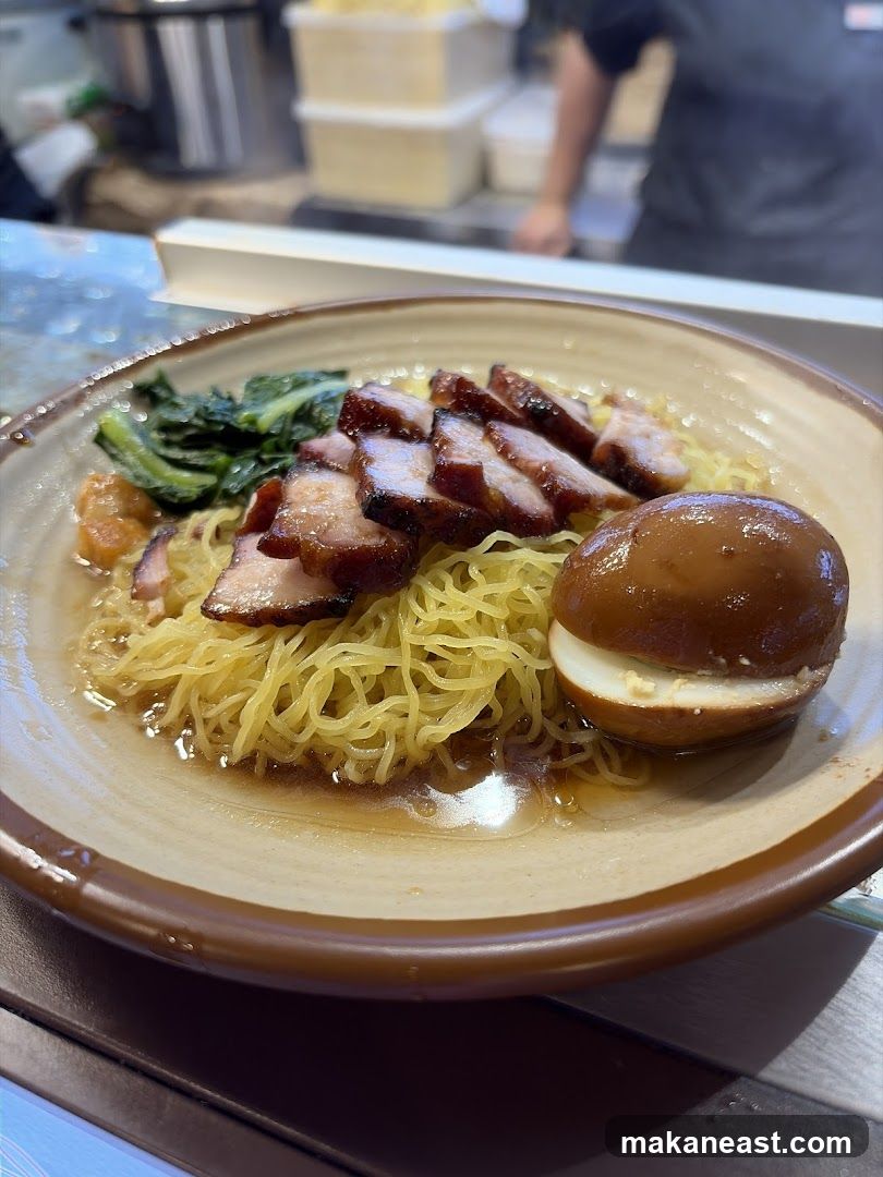 Char Siu Noodles with Egg