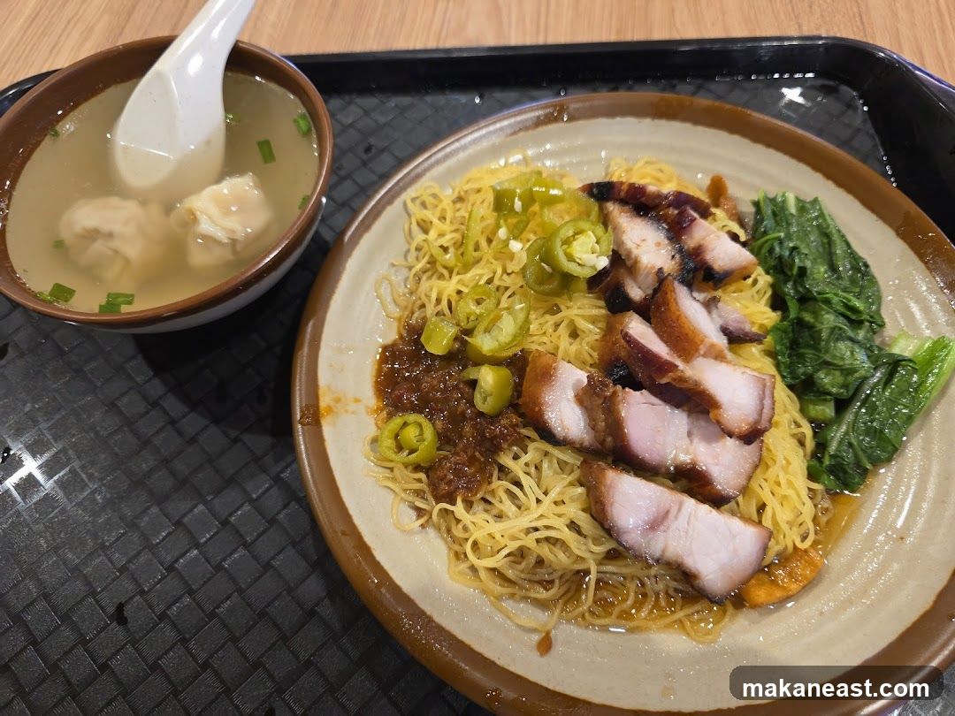 Char Siu Noodles with Wonton Soup
