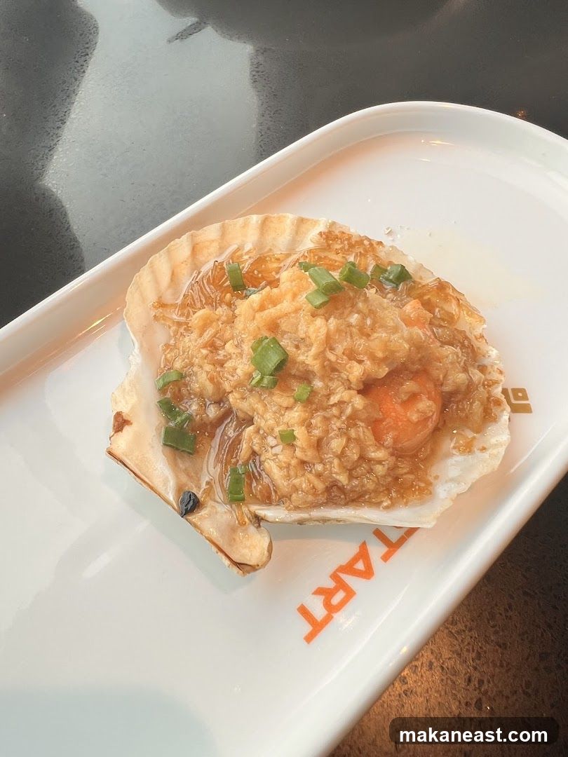 Steamed Scallop with Garlic