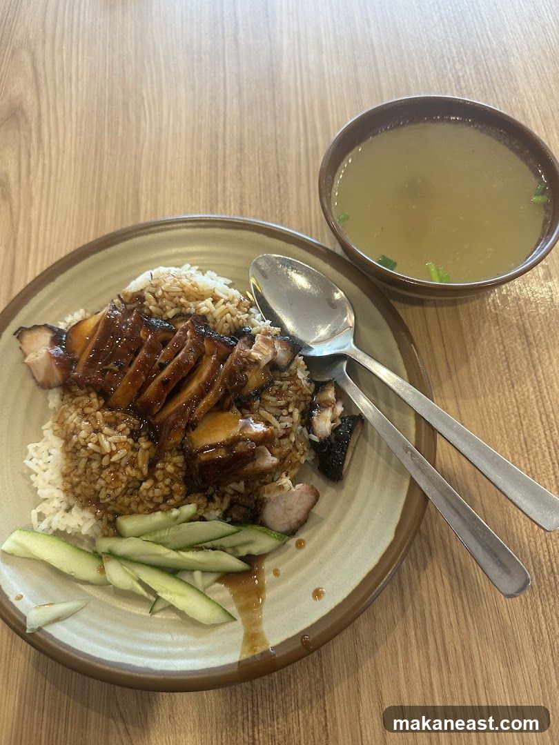 Char Siu Rice with Soup