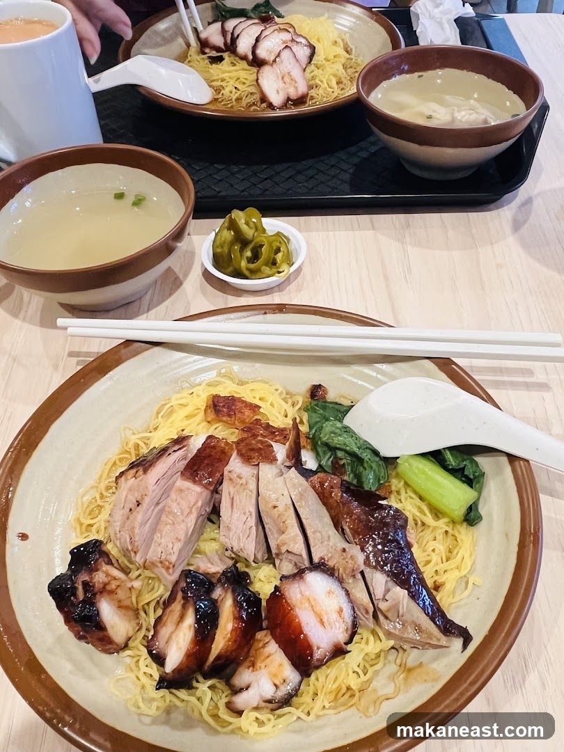 Roast Duck and Char Siu Noodles