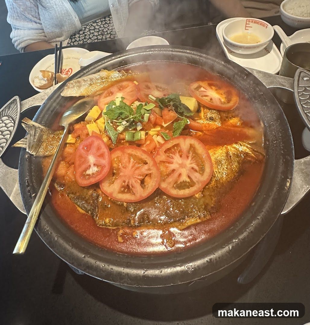 Steamed Fish with Tomatoes