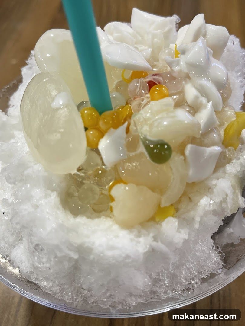 Shaved Ice Dessert