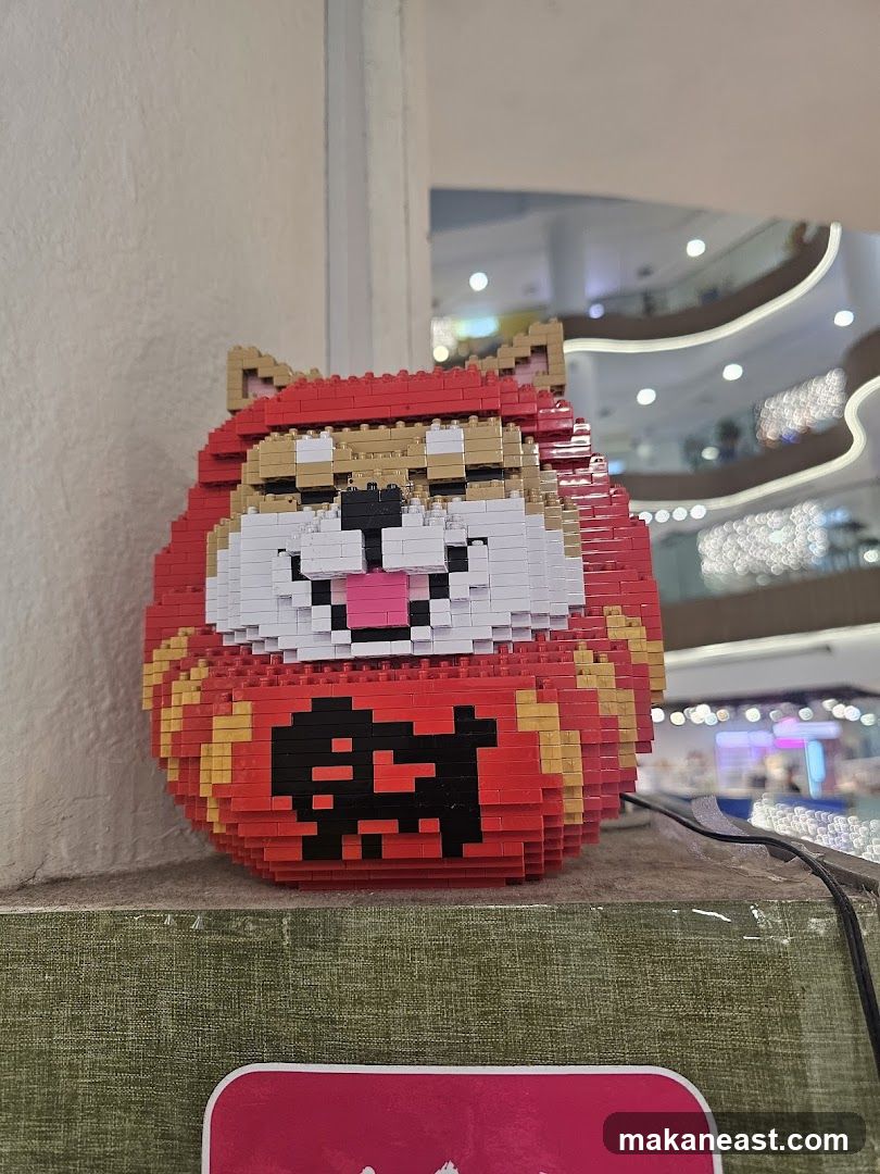 Dog-shaped Building Block Decoration