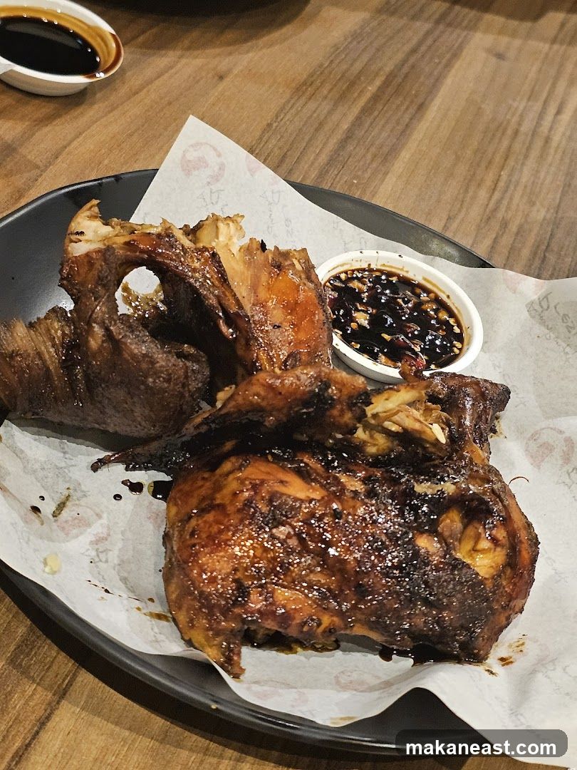 Roasted Chicken with Dipping Sauce