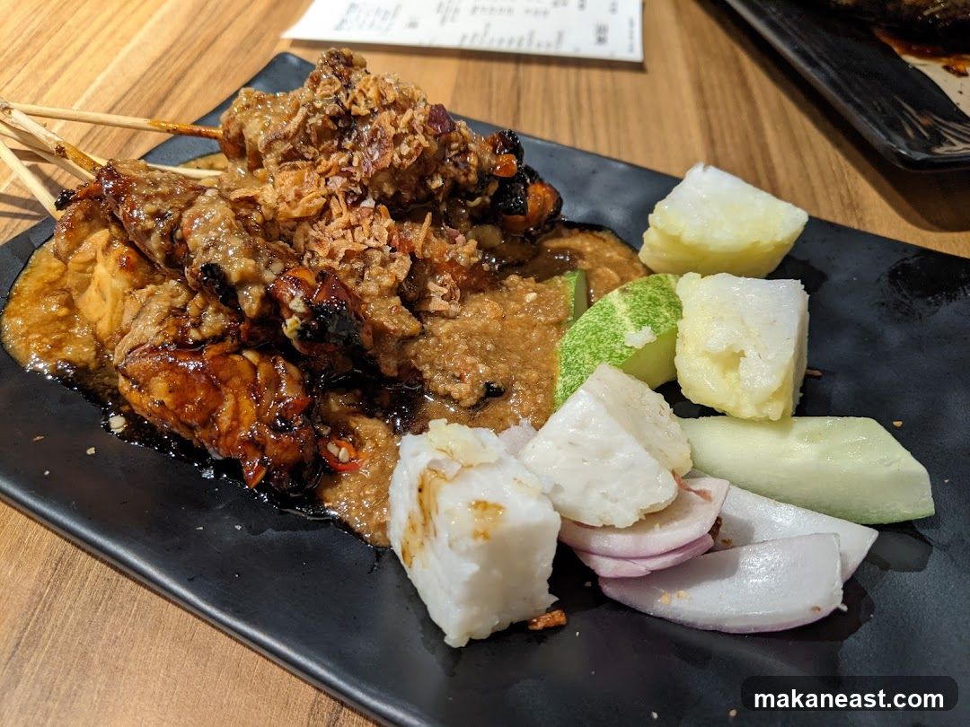 Chicken Satay with Peanut Sauce