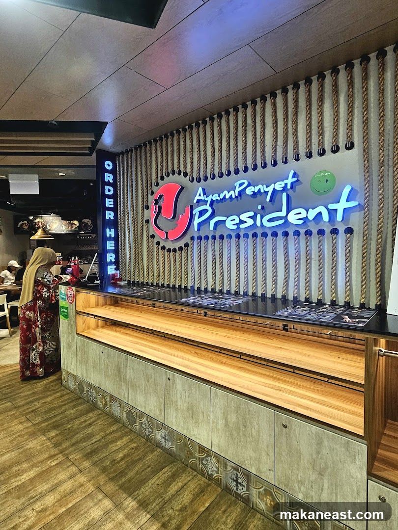 Ayam Penyet President Counter