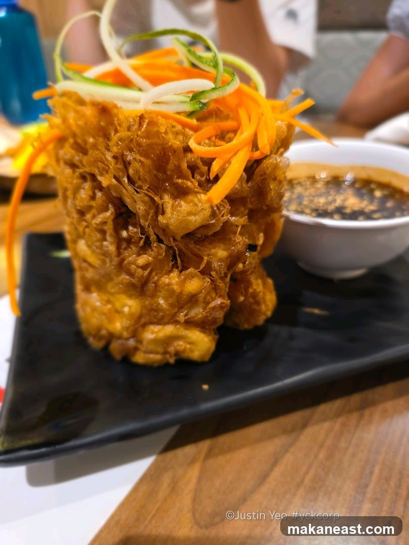 Crispy Fried Dish with Dipping Sauce