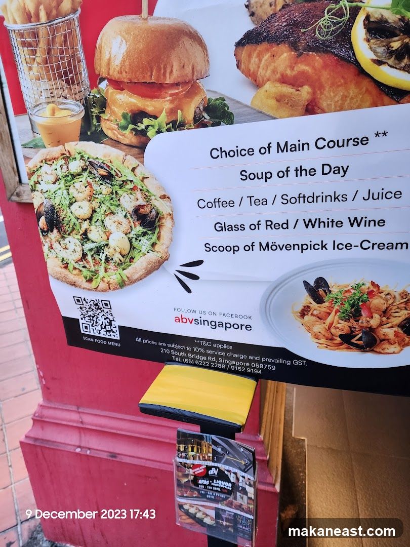 Food and Drink Menu