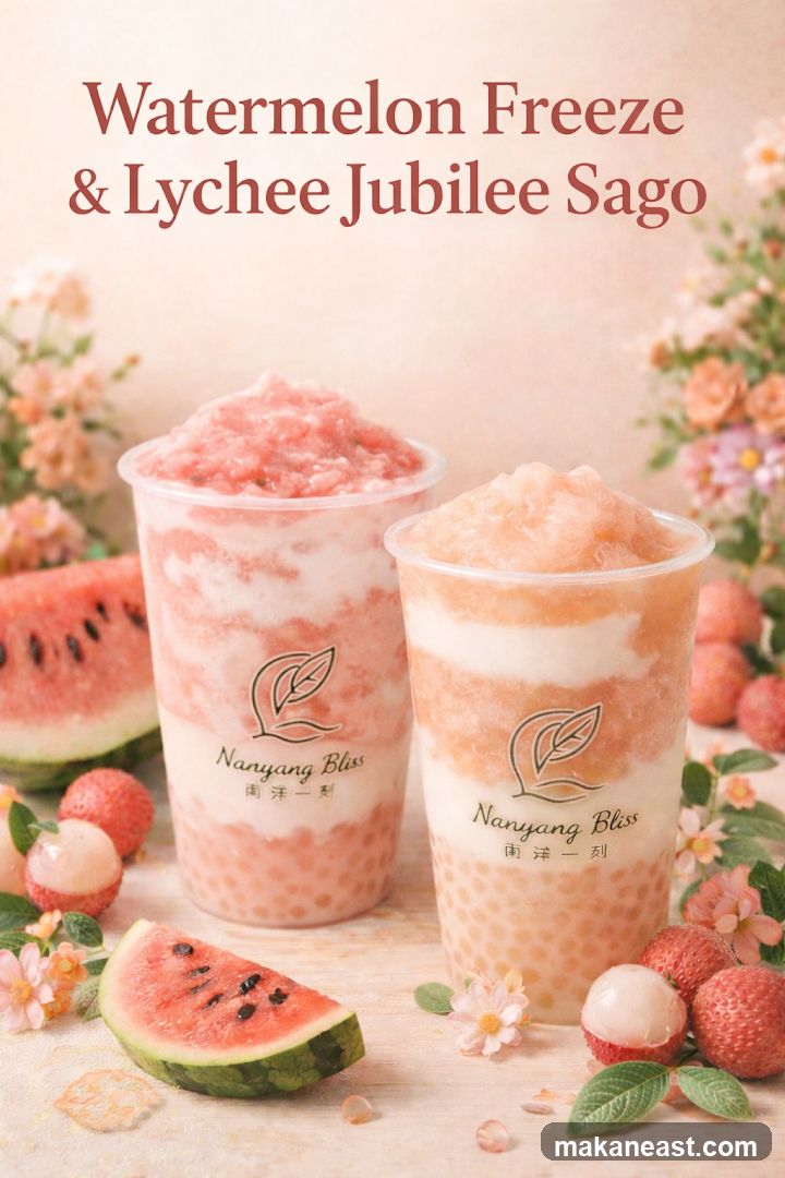 Watermelon Freeze & Lychee Jubilee Sago