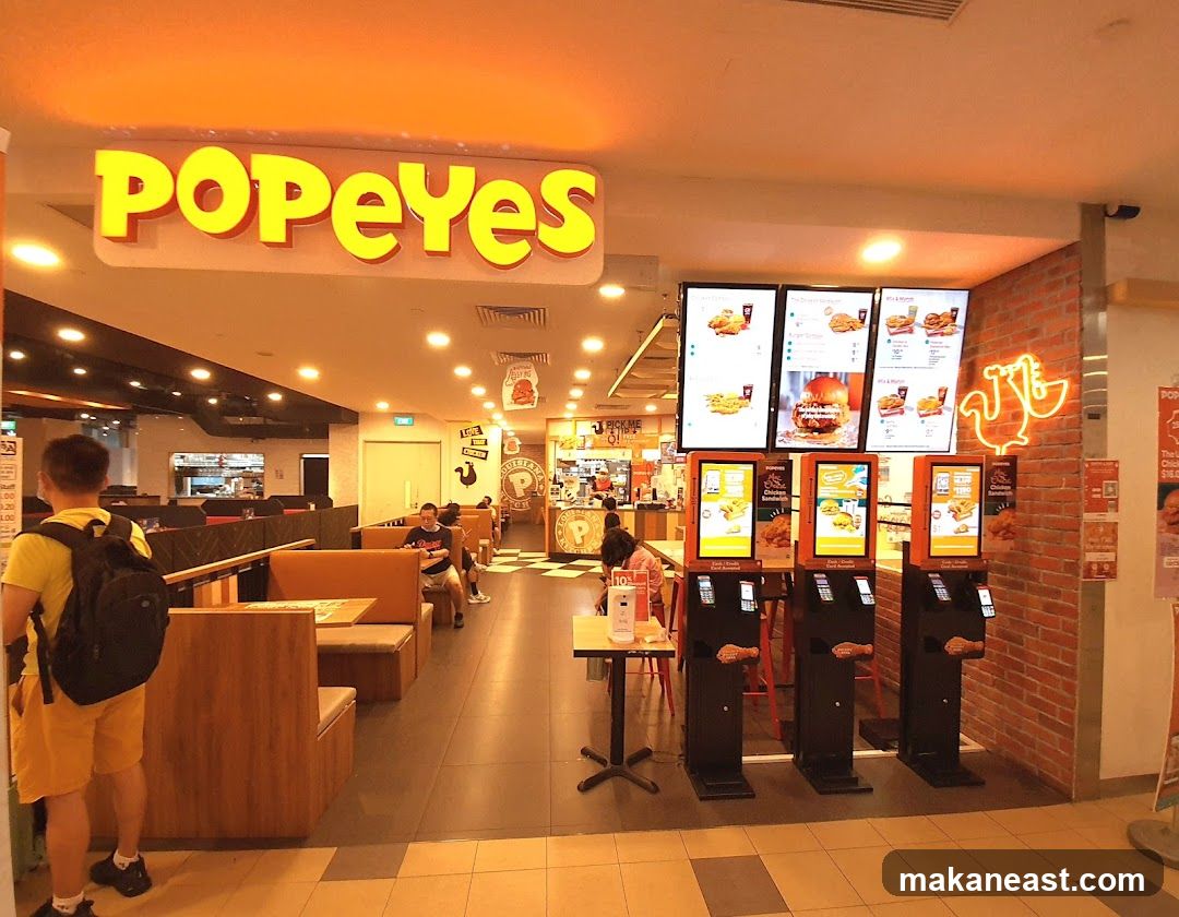 Popeyes Restaurant Interior