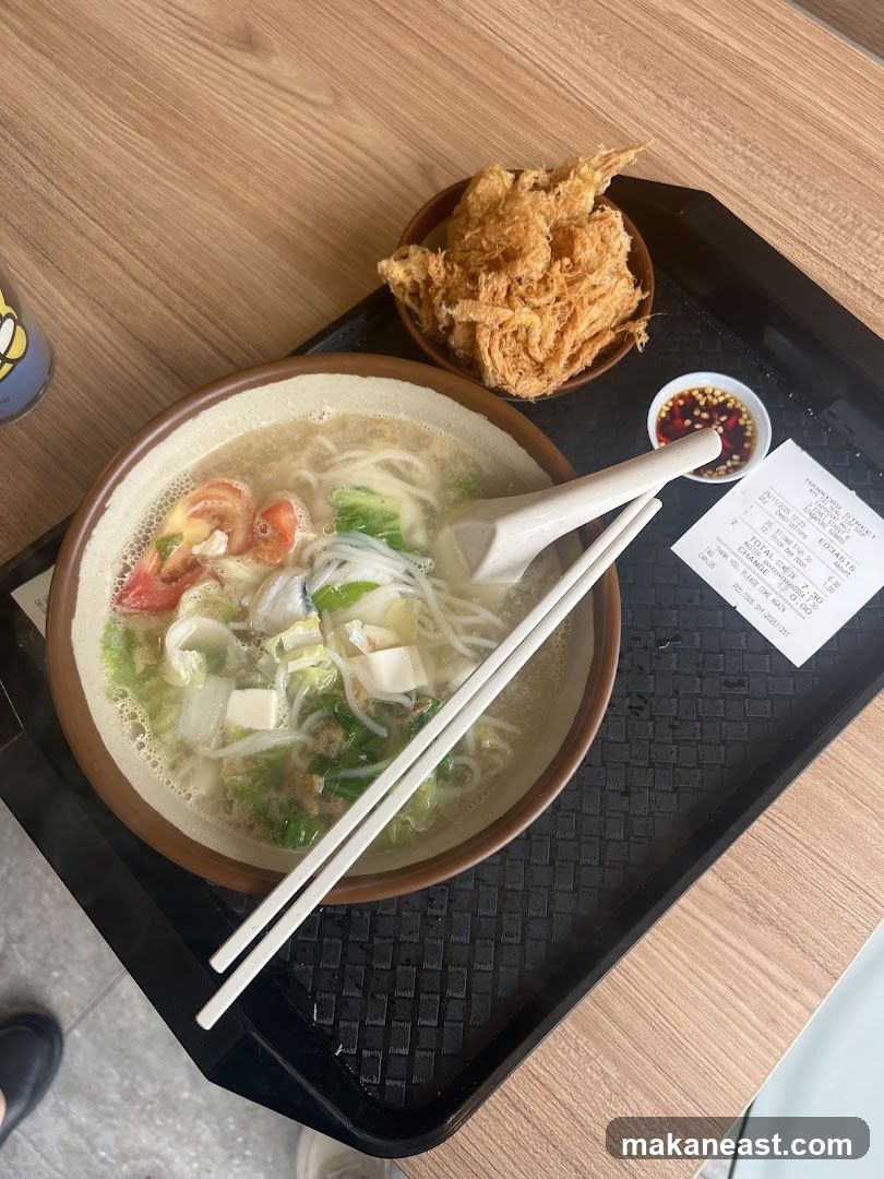 Noodle Soup with Side Dish
