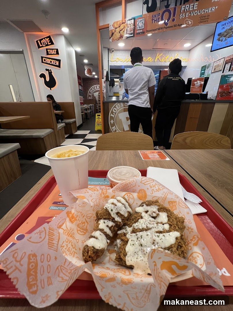 Popeyes Fried Chicken Meal
